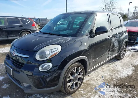 2014 Fiat 500L Trekking из США, поврежденный, VIN ZFBCFADH2EZ015509